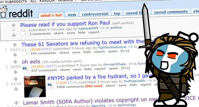 SOPA Protest Gaining Ground, reddit and The Entire Cheezburger Network (Us Too) Going Dark January 18th