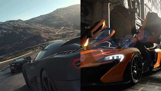 Drive Club (left) and Forza Motorsport 5 (right)
