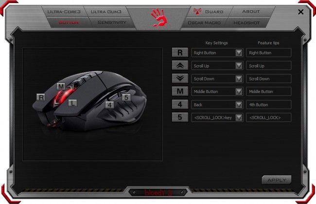 Bloody Buttons? Yeah, from the gaping hole in your face, BOOM, HEADSHOT!